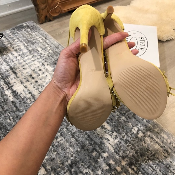 Suede lace up fringe stiletto - Picture 5 of 10